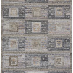 Alternative view of Feizy Beckett Mosaic 0816F Grey Area Rug