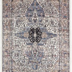 Alternative view of Nourison Grand Washables GRW05 Ivory Blue Area Rug