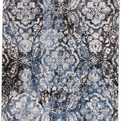 Alternative view of Feizy Ainsley Distressed 3897F Blue Area Rug