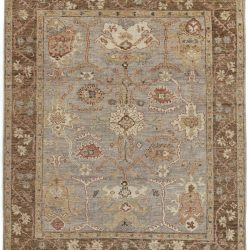 Alternative view of Feizy Carrington Ornamental 6506F Grey Area Rug