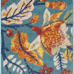 Alternative view of Nourison Allur ALR09 Turquoise Multicolor Area Rug