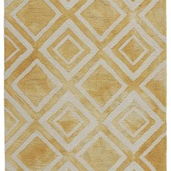 Alternative view of Feizy Camila Geometric I8057 Yellow Area Rug