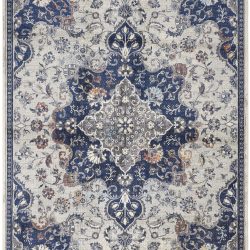 Alternative view of Feizy Bellini Medallion I39CT Blue Area Rug
