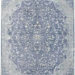 Alternative view of Feizy Cecily Distressed 3572F Blue Area Rug