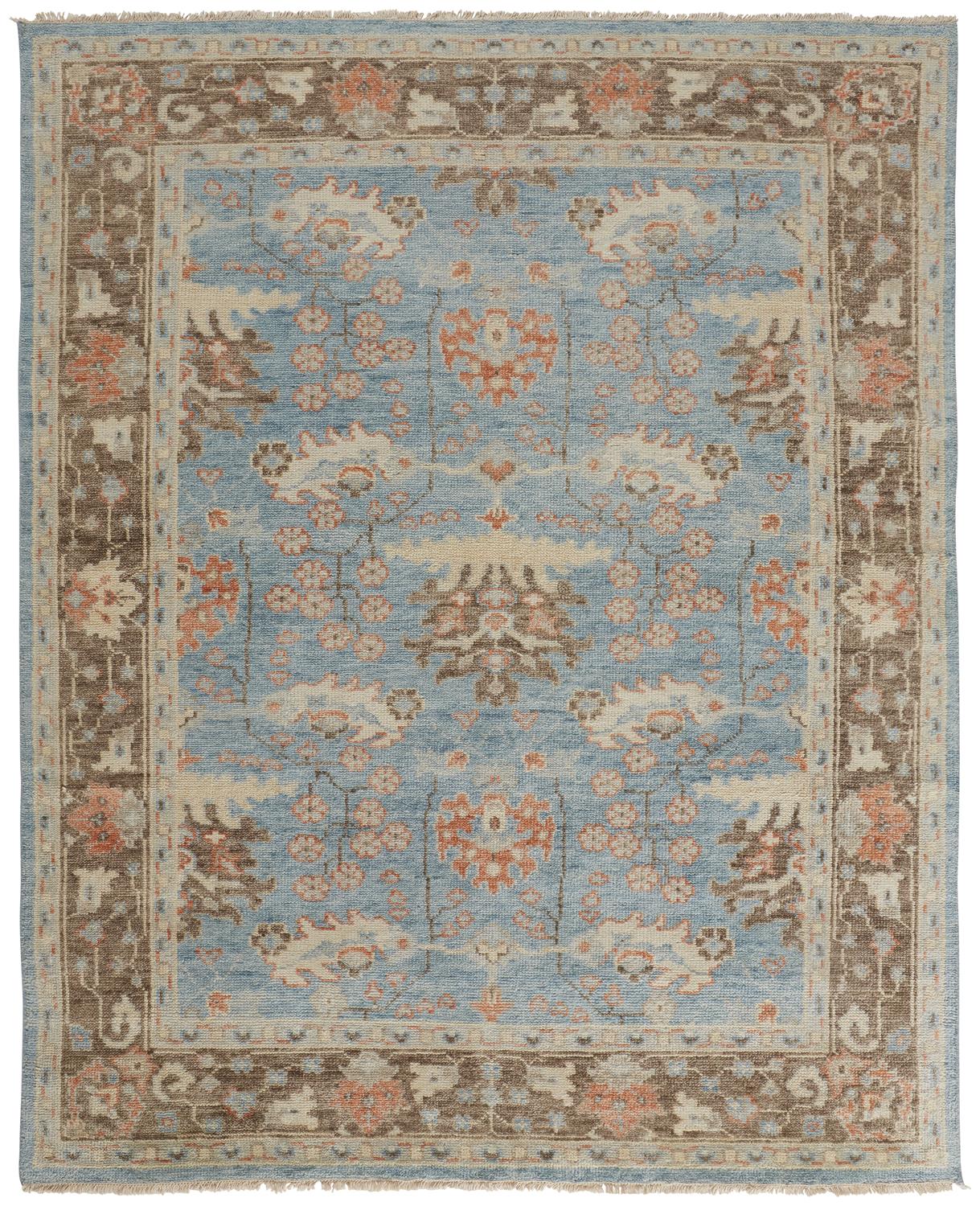 Feizy Beall Ornamental 6710F Blue Area Rug - Image 2