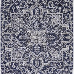 Alternative view of Feizy Belfort Medallion 8778F Blue Area Rug