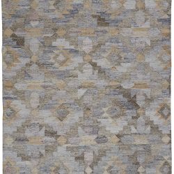 Alternative view of Feizy Beckett Mosaic 0818F Blue Area Rug