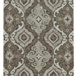 Feizy Abelia Ornamental 8676F Grey Area Rug