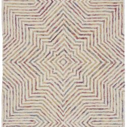 Alternative view of Feizy Isla Geometric I8046 Ivory Area Rug