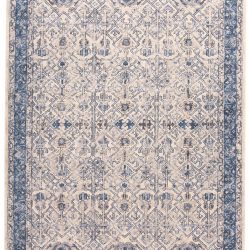 Alternative view of Feizy Ainsley Distressed 3899F Blue Area Rug