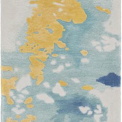 Alternative view of Nourison Prismatic PRS26 Seafoam Gold Area Rug