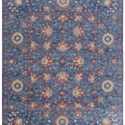 Alternative view of Feizy Beall Ornamental 6713F Blue Area Rug