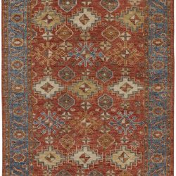 Alternative view of Feizy Carrington Ornamental 6505F Rust Area Rug