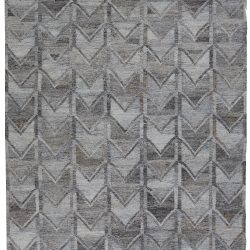 Alternative view of Feizy Beckett Geometric 0813F Grey Area Rug