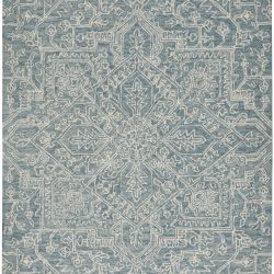 Feizy Belfort Medallion 8778F Teal Area Rug
