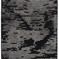 Alternative view of Michael Amini Ma30 Star SMR02 Black Ivory Area Rug