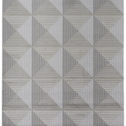 Alternative view of Feizy Braden Geometric I3130 Grey Area Rug