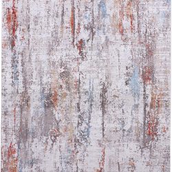 Alternative view of Feizy Cadiz Abstract 3903F Grey Area Rug