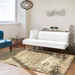 Feizy Indochine Solid Color 4550F Cream Area Rug