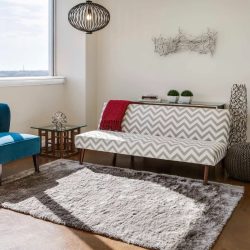 Feizy Indochine Solid Color 4550F Silver Area Rug