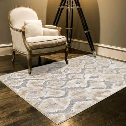 Feizy Saphir Zam Ikat 3250F Grey Area Rug