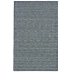 Alternative view of Feizy Luna Solid Color 8049F Blue Area Rug