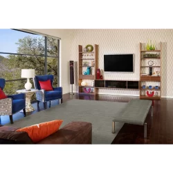 Feizy Luna Solid Color 8049F Grey Area Rug