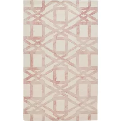Alternative view of Feizy Lorrain Print 8571F Pink Area Rug