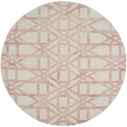 Feizy Lorrain Print 8571F Pink Area Rug