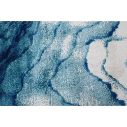 Alternative view of Feizy Brixton Print 3602F Blue Area Rug