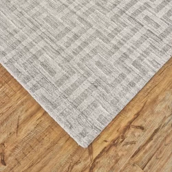 Alternative view of Feizy Gramercy Maze 6325F Grey Area Rug