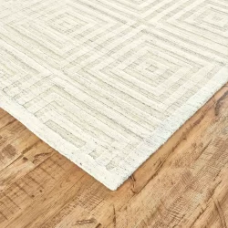 Alternative view of Feizy Gramercy Maze 6326F Ivory Area Rug