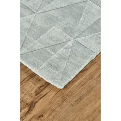 Alternative view of Feizy Gramercy Mosaic 6335F Blue Area Rug