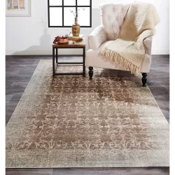 Feizy Fiona Distressed 3267F Brown Area Rug