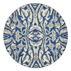 Alternative view of Feizy Milton Ikat 3467F Blue Area Rug