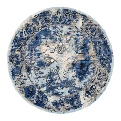 Alternative view of Feizy Milton Medallion 3471F Blue Area Rug