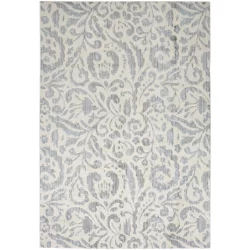 Alternative view of Feizy Milton Ornamental 3473F Blue Area Rug