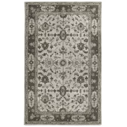 Feizy Eaton Ornamental 8399F Grey Area Rug