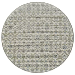 Alternative view of Feizy Katari Ornamental 3375F Blue Area Rug
