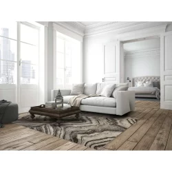 Feizy Katari Marble 3381F Grey Area Rug