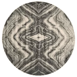 Alternative view of Feizy Katari Marble 3381F Grey Area Rug