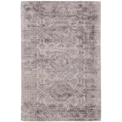 Alternative view of Feizy Nadia Distressed 8377F Grey Area Rug