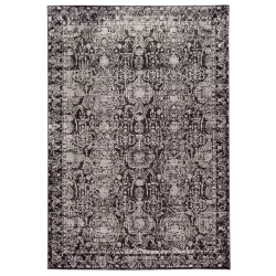 Alternative view of Feizy Prasad Distressed 3680F Grey Area Rug