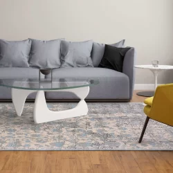 Feizy Prasad Distressed 3681F Blue Area Rug