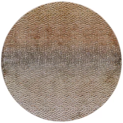 Feizy Cannes Animal Print 3686F Brown Area Rug