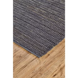 Feizy Kaelani Solid Color 0769F Blue Area Rug