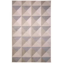Alternative view of Feizy Micah Graphic 3044F Grey Area Rug