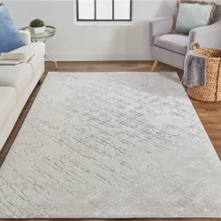 Feizy Micah Distressed 3047F Ivory Area Rug