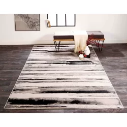 Feizy Micah Distressed 3049F Silver Area Rug