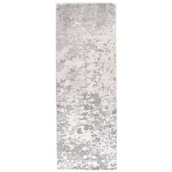 Alternative view of Feizy Micah Abstract 3336F Silver Area Rug